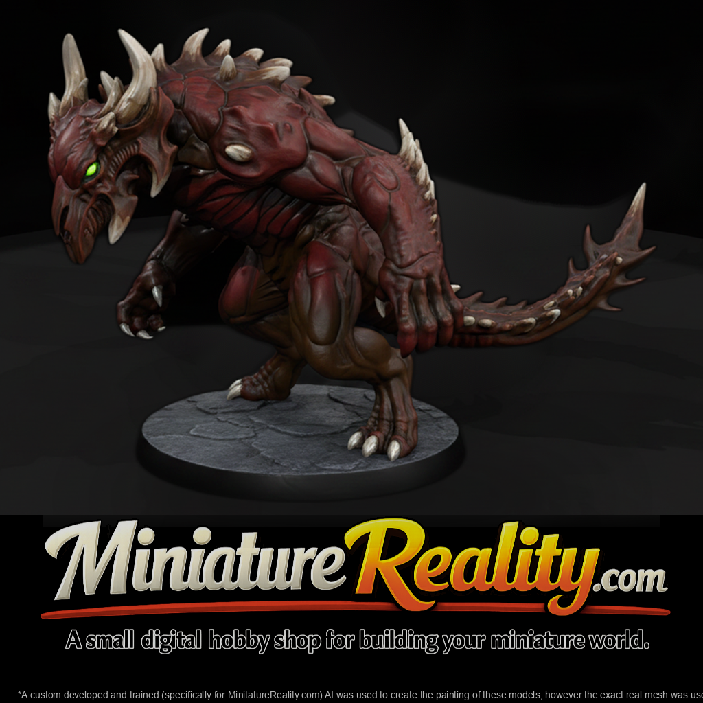 Spiked Horned Demon Beast