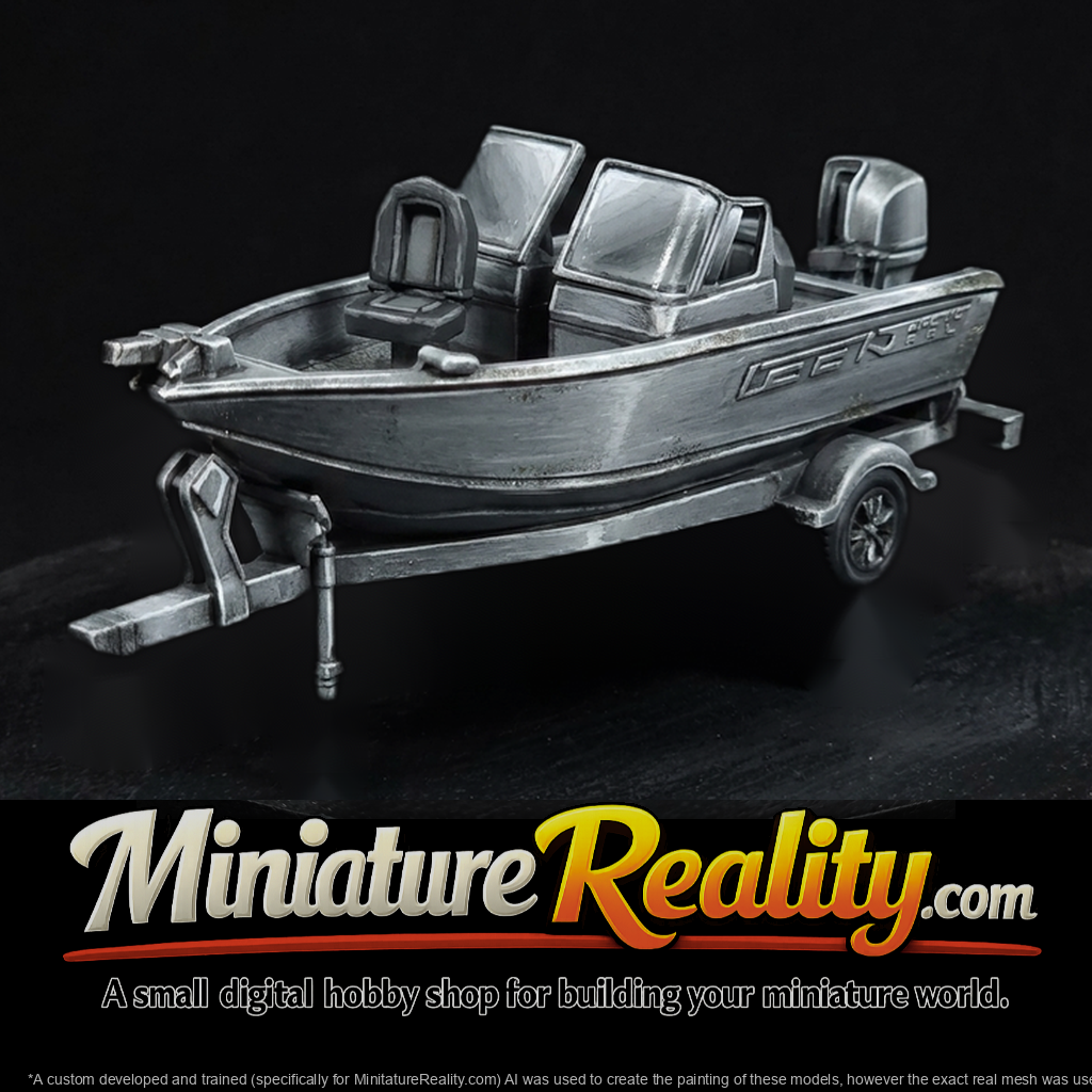 Small Fishing Boat & Trailer