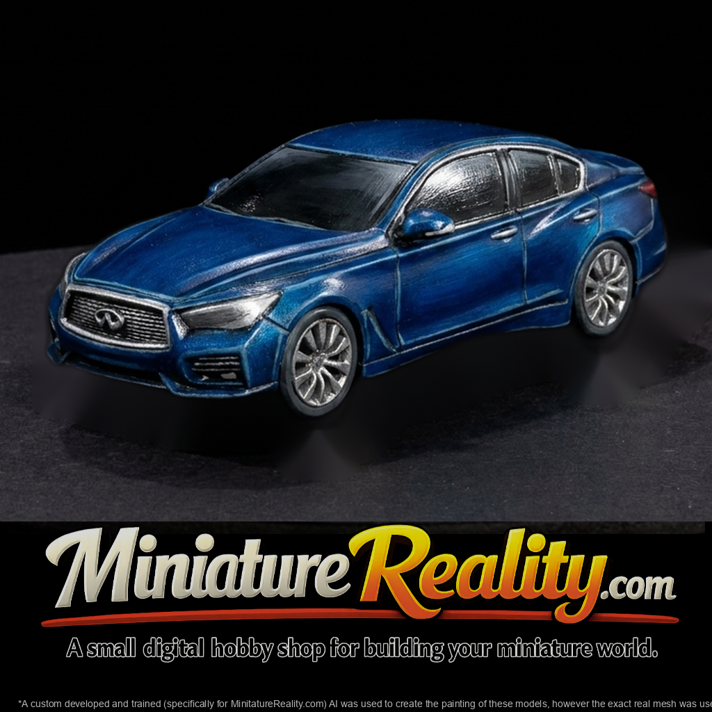 Luxury Sedan Car and Train Layouts