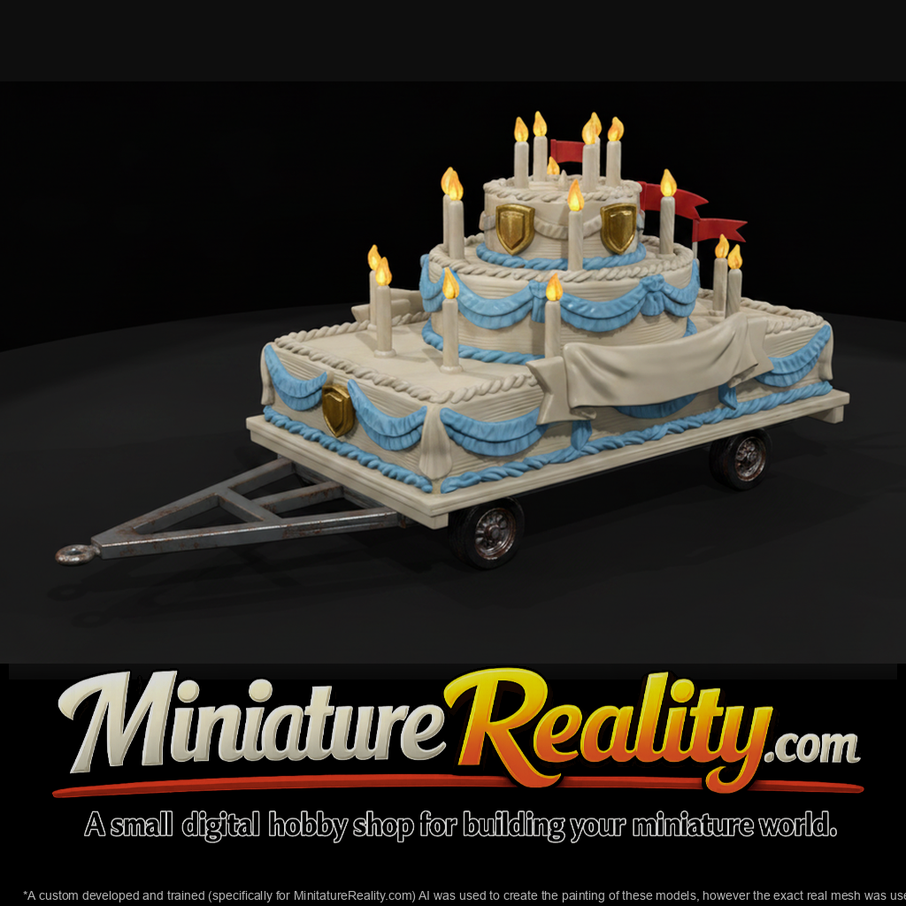 Birthday Cake Parade Float Trailer