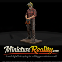Chainsaw Logger in Plaid Shirt — thumbnail 3