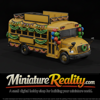 School Bus Decorated for a Parade — thumbnail 3