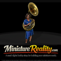 Sousaphone Player Figure - Female Musician — thumbnail 3