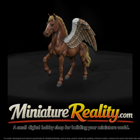Myth 0291 Mythology Pegasus Miniature Figure