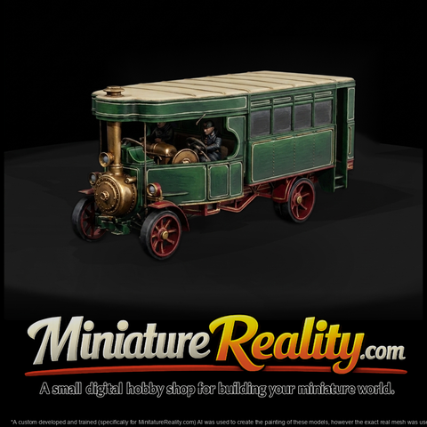 Early 1900s Steam Bus