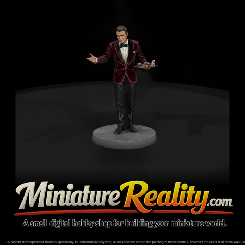 Casino Host in Velvet Dinner Jacket