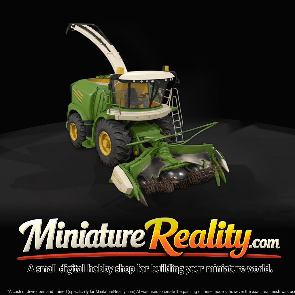 Combine Harvester — Yellow & Green