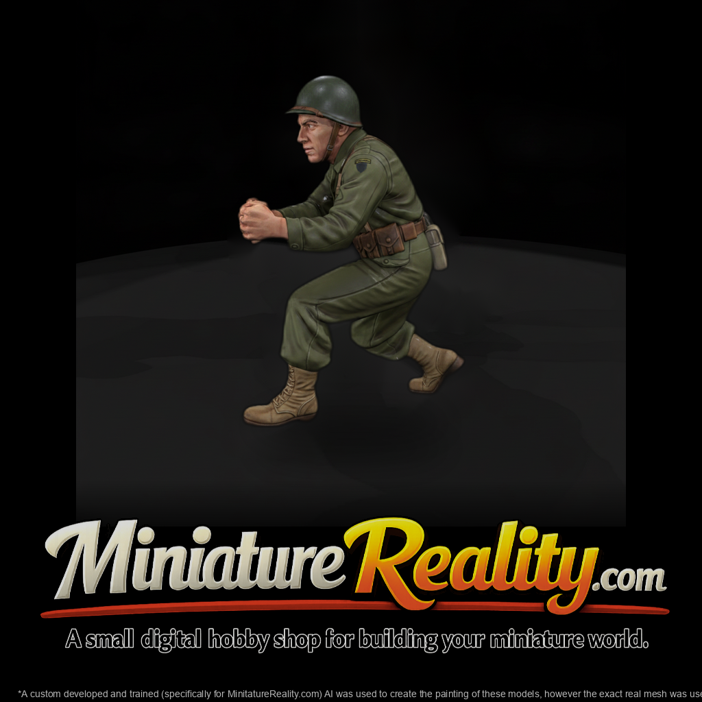 Ww2 Army 008 Wwii U S Army Artillery Crewman Figur