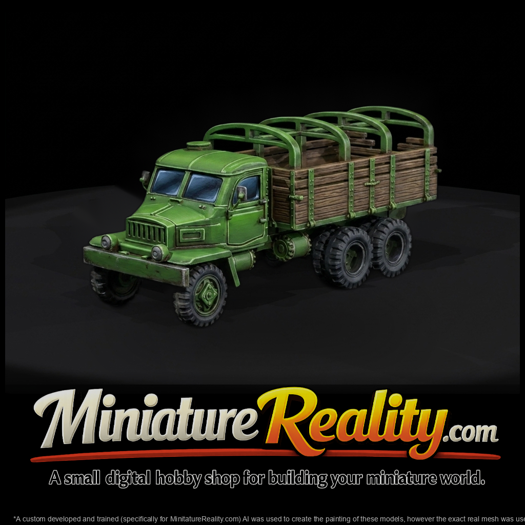 6x6-military-stake-bed-cargo-truck-3d-printable-miniature-421964