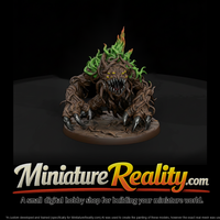 Knotted Root Crawler Forest Beast miniature, three-quarter view — thumbnail 1