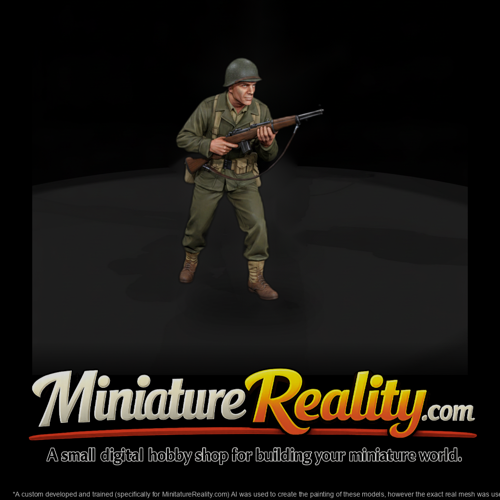 Ww2 Army 097 Wwii U S Army Rifleman Figure