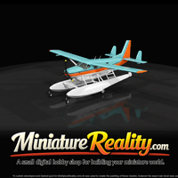 Cessna Caravan on Floats miniature, three-quarter view — thumbnail 2