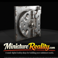 Bank Vault Door miniature, three-quarter view — thumbnail 3