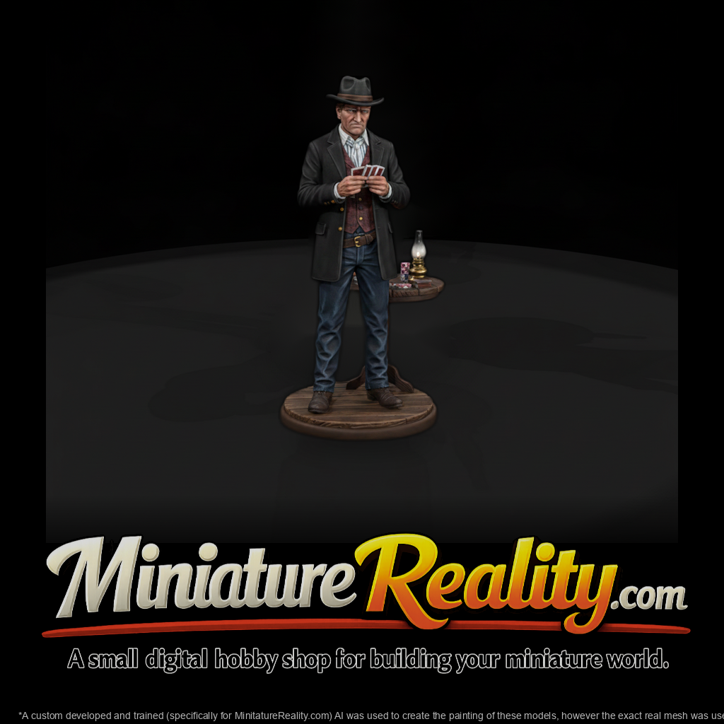 Frontier Saloon Card Player