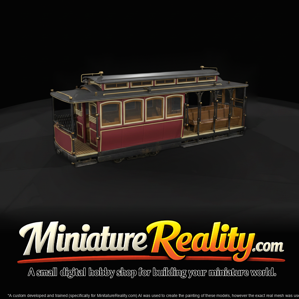 San Francisco Trolley Car (Historic Streetcar Model)