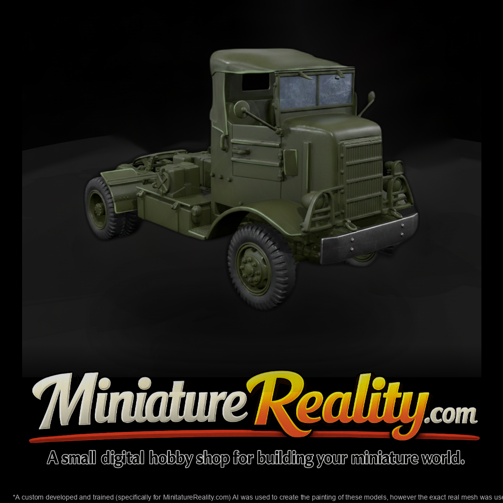 20260612 Weathered Military Tractor Truck 32092367