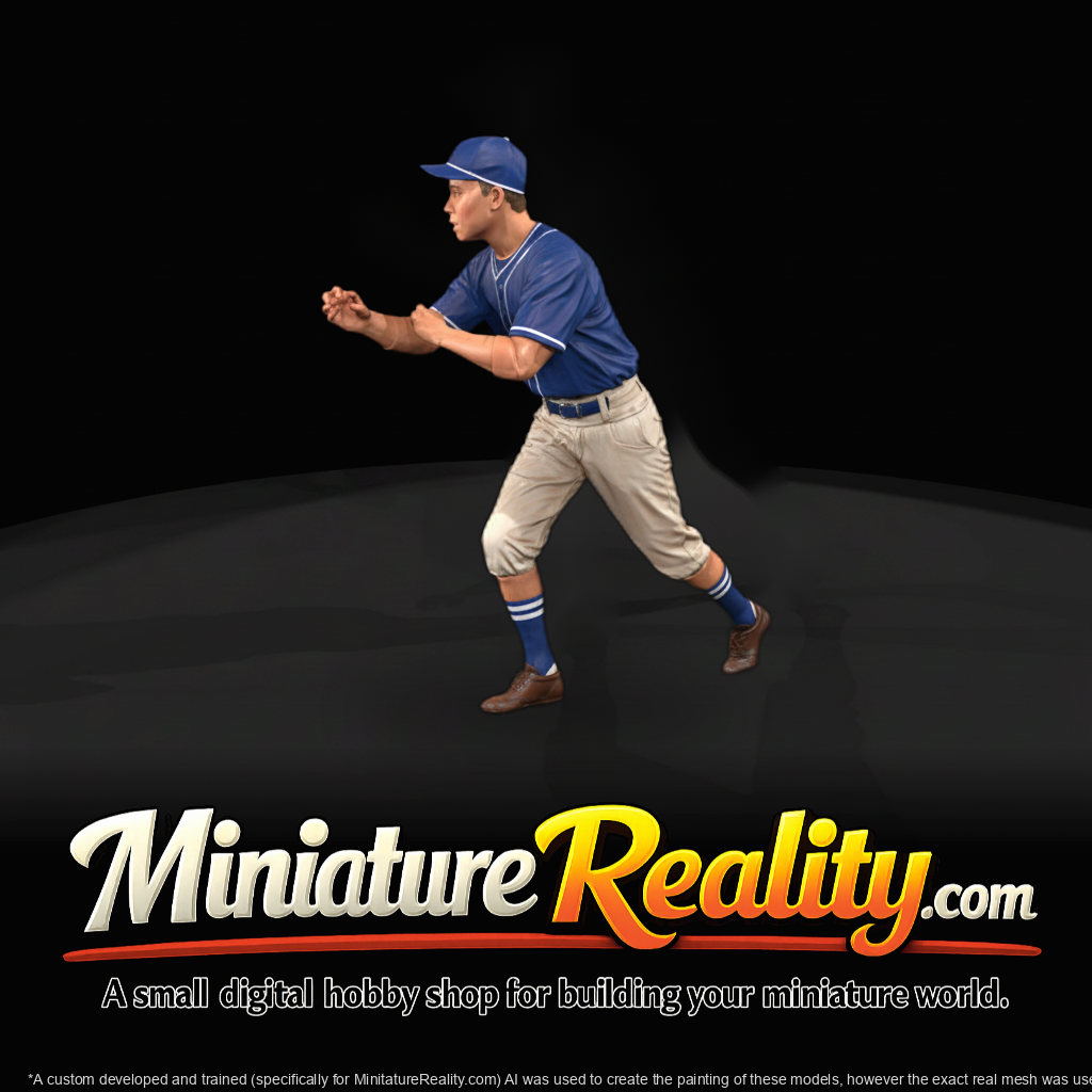 1930s Baseball Player Figure