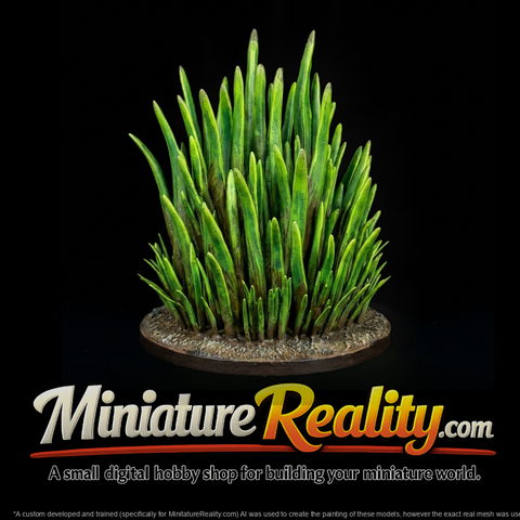Stylized Tall Grass Clump