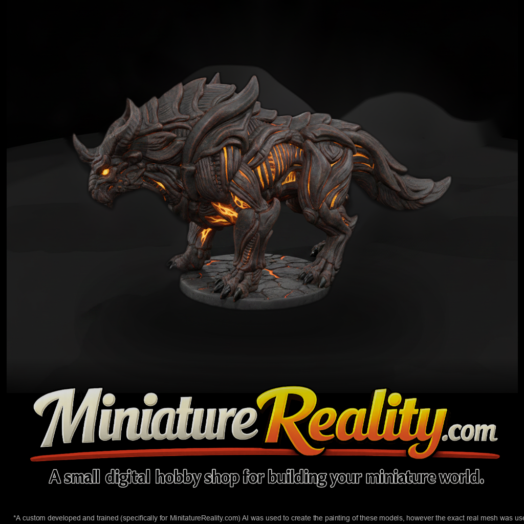 Creature Molten Glass Beast