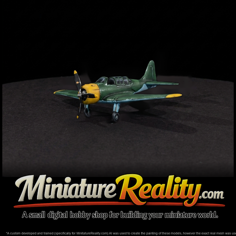 WWII Propeller Fighter Plane