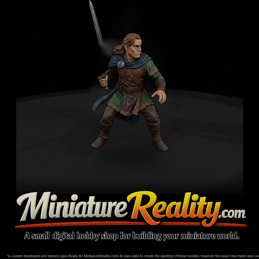 Myth 0408 Mythology Diarmuid Miniature Figure
