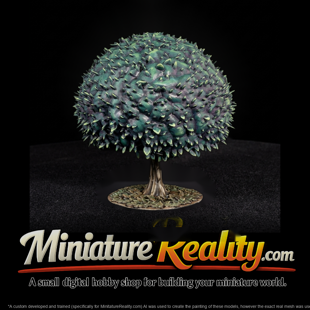 Stylized Spiky Fantasy Tree