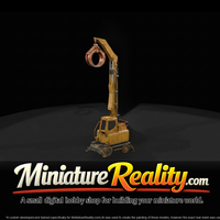 Sennebogen 735E Mobile Material Handler miniature, three-quarter view — thumbnail 3