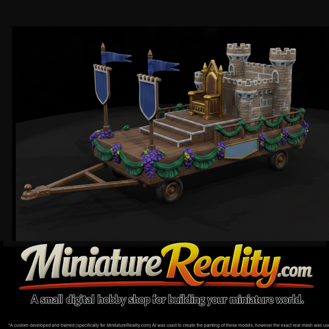 Princess Castle Parade Float Trailer