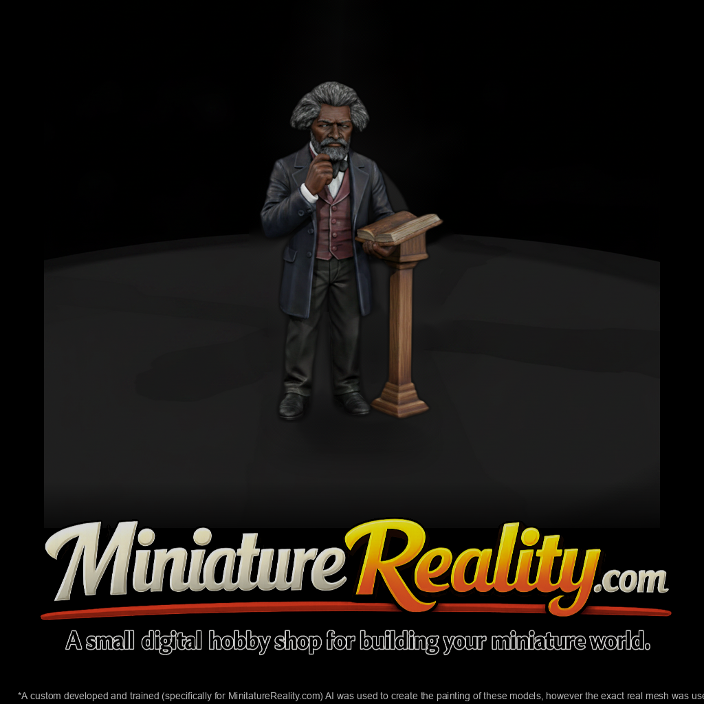 Hist 0165 Historical Frederick Douglass Miniature