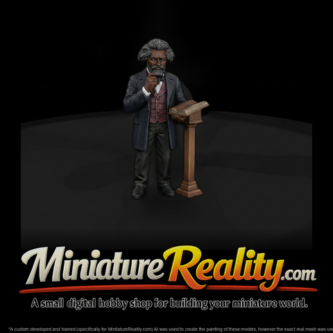 Hist 0165 Historical Frederick Douglass Miniature
