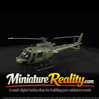 2025 Police Chopper Motorcycle miniature, three-quarter view — thumbnail 3