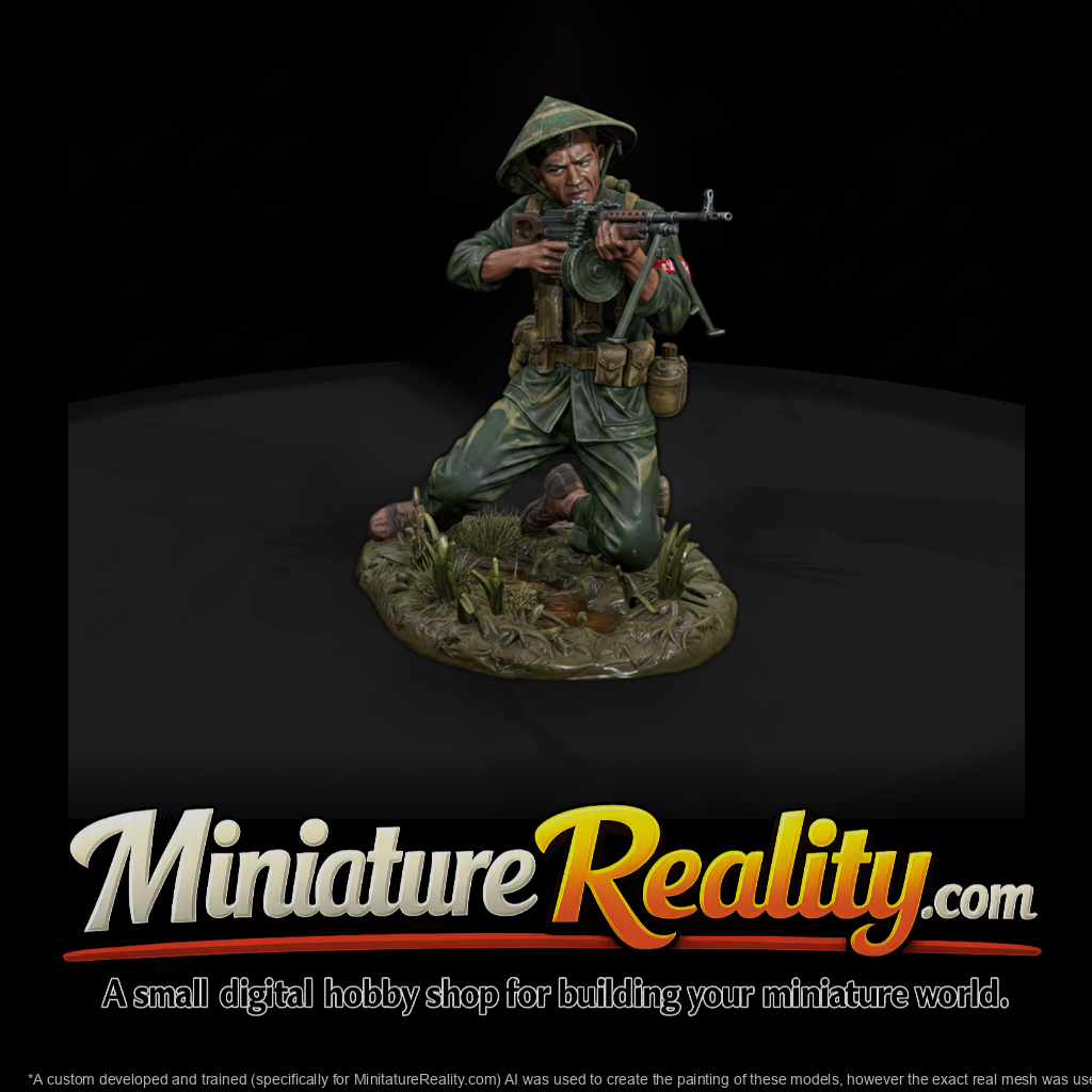 Vnh 067 Viet Cong Light Machine Gunner