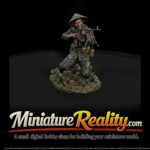 Vnh 067 Viet Cong Light Machine Gunner