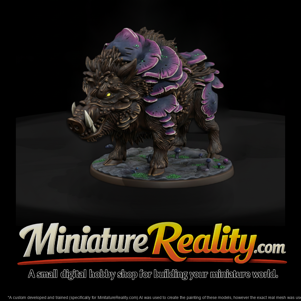 Fungal Boar Fantasy Beast