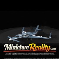 Beach Starship 2025 - Scale Aircraft miniature, three-quarter view — thumbnail 3