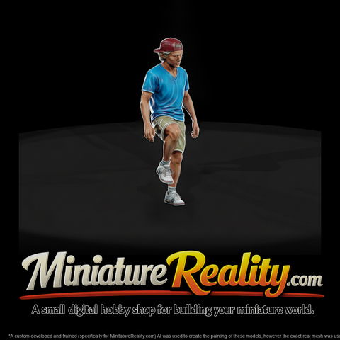 Hacky Sack Player Mid-Kick