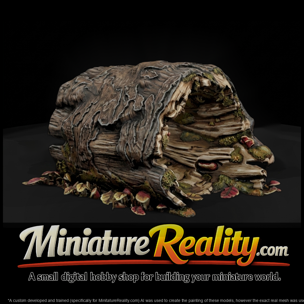 hollow-forest-log-terrain-with-mushrooms-363544