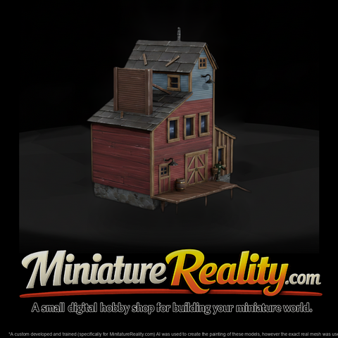 20260612 Weathered Wooden Building Model 581142Ac5