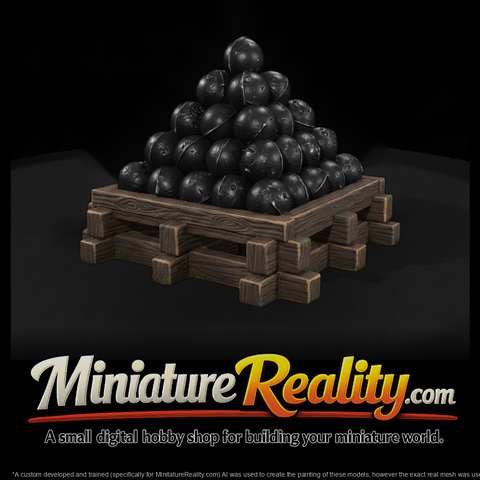 Mil 033 Civil War Cannonball Pyramid