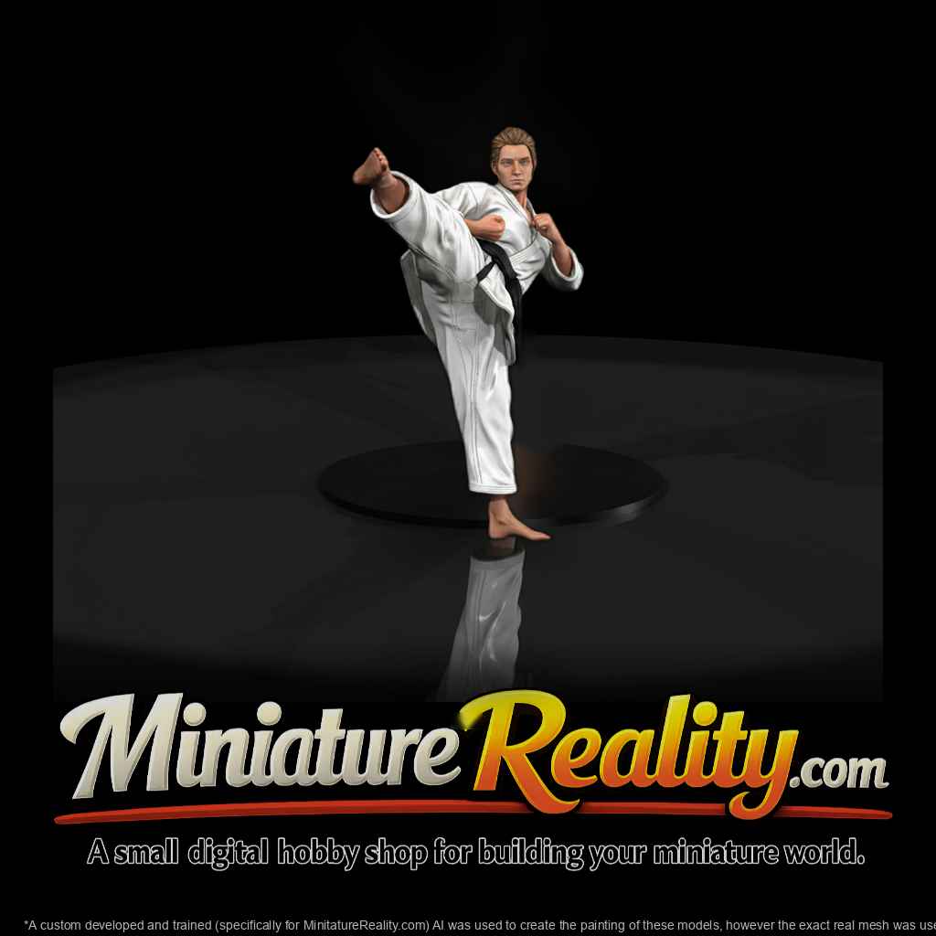 0093 Sports Martial Artist Kick