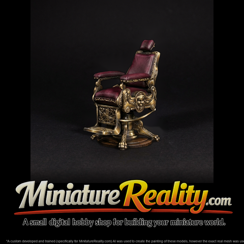 Victorian Ornate Barber Chair