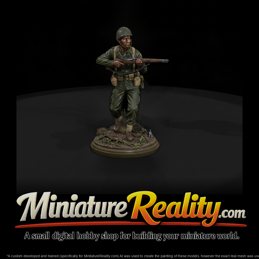 Ww2H 045 United States 93Rd Infantry Rifleman