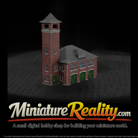 20260612 Brick Fire Station With Tower 7E03D76245