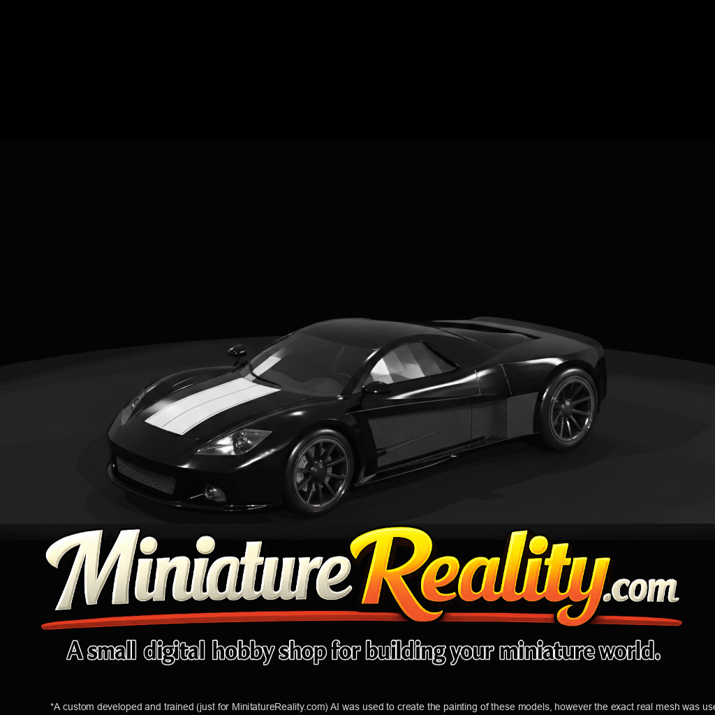 Chrysler ME Four-Twelve Concept miniature, three-quarter view