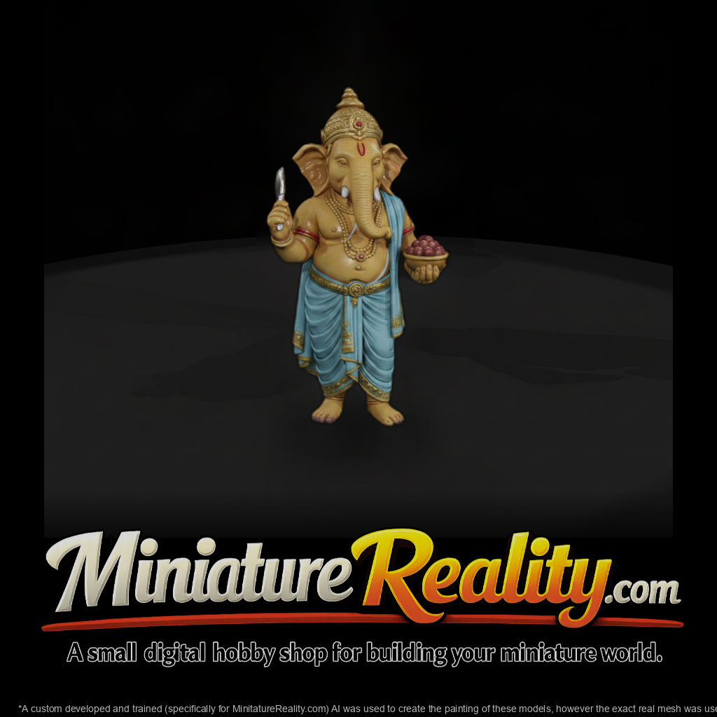 Myth 0439 Mythology Ganesha Miniature Figure