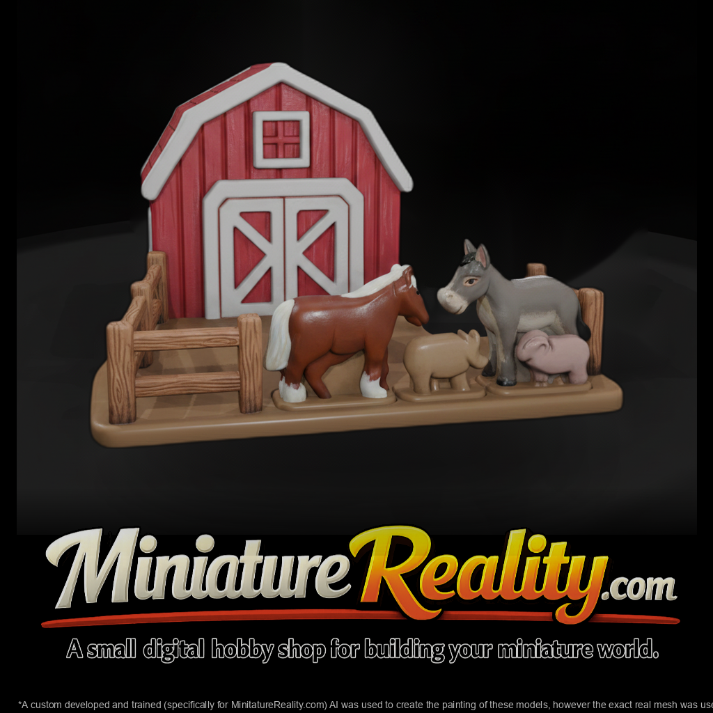 Mr Toyprops 100 001 075 Toy Farm Playset