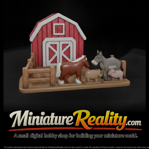 Mr Toyprops 100 001 075 Toy Farm Playset