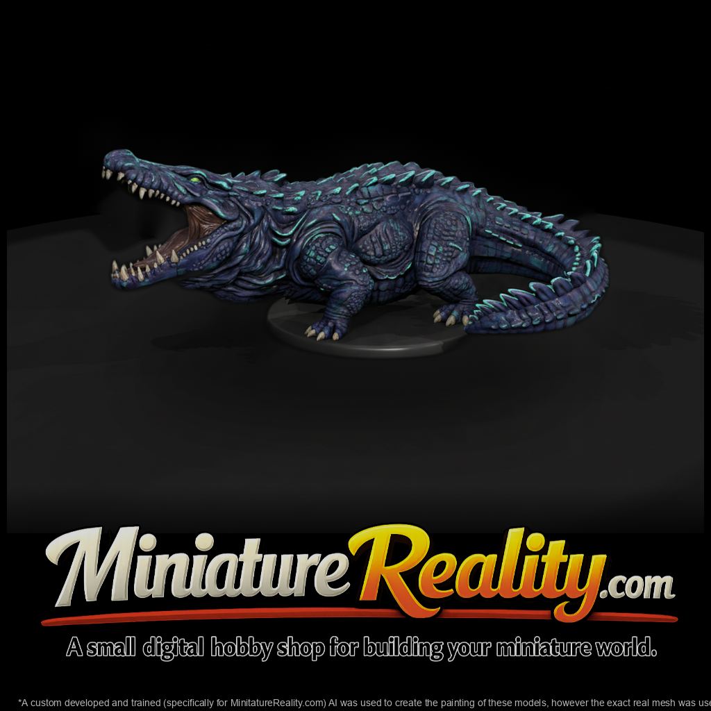 Abyssal Gulper Crocodile Monster