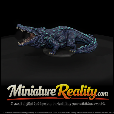 Abyssal Gulper Crocodile Monster