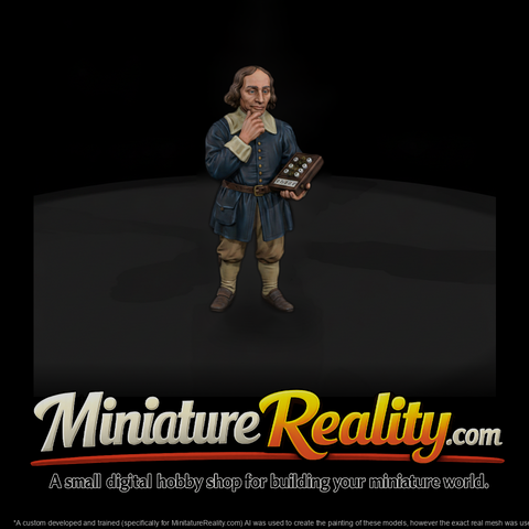 Hist 0131 Historical Blaise Pascal Miniature Figur